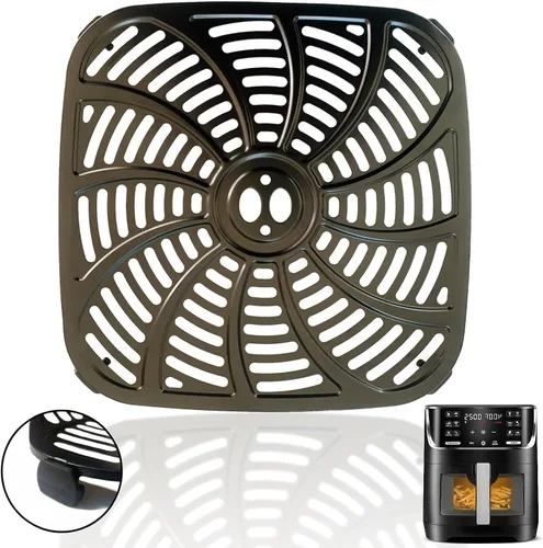 Vista 11 de Bandeja de freidora de aire de 2 cuartos para freidora de aire instantáneas Vortex, revestimiento antiadherente de doble capa mejorada, freidora