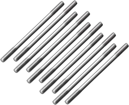 Vista 7 de uxcell M3x25mm Conector Varilla de Acero Inoxidable Varillaje de Varilla, para RC Barco, Coche, Avión, Helicóptero, 10pcs