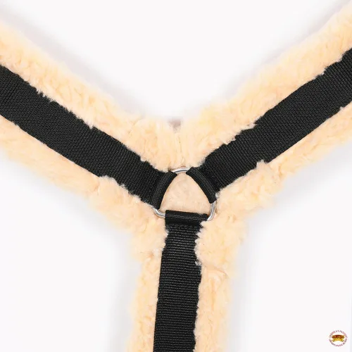 Vista 7 de Hilason Almohadilla Bareback de piel de ante con contorno de cuello