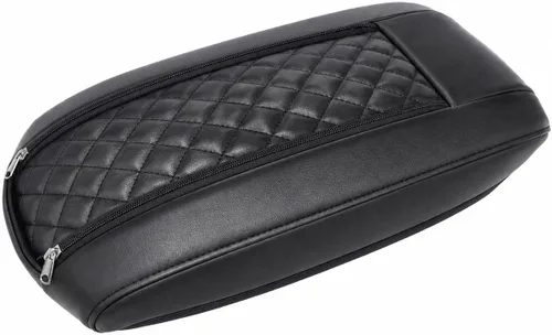 Vista 50 de Accesorios interiores personalizados para BMW X1 2023 2024 2025 Funda de cuero para reposabrazos central, cojín protector de reposabrazos central