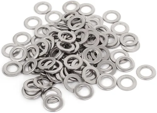 Vista 14 de uxcell Arandela plana sellada de acero inoxidable M1.0.236 x 0.012 in para tornillo de perno 100Pcs