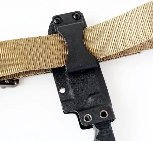 Vista 6 de Paquete de 2 clips de funda de 2.1 pulgadas para pistola de funda universal Kydex, clips tácticos para cinturón para fundas