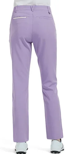 Vista 3 de Bakery Pantalones de golf para mujer, elásticos, con bolsillos, de secado rápido, ligeros, pantalones de trabajo