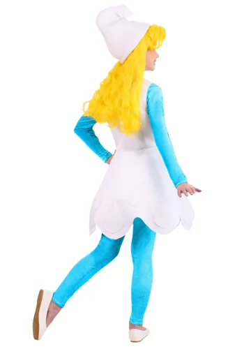 Vista 2 de Disfraz de Pitufina para Niñas Multicolor
