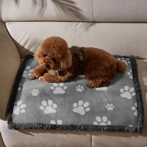 Vista 24 de Kritter Planet - Manta impermeable para perros, reversible, a prueba de agua, para sofá, cama y coche, fundas lavables para sofá para perros