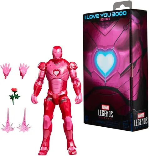 Vista 3 de Marvel Legends Series I Love You 3000 Iron Man, figura de acción