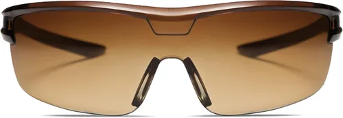 Vista 2 de VANLINKER Y2k - Gafas de sol tipo escudo de los años 2000 para mujer sin borde de gran tamaño VL9718