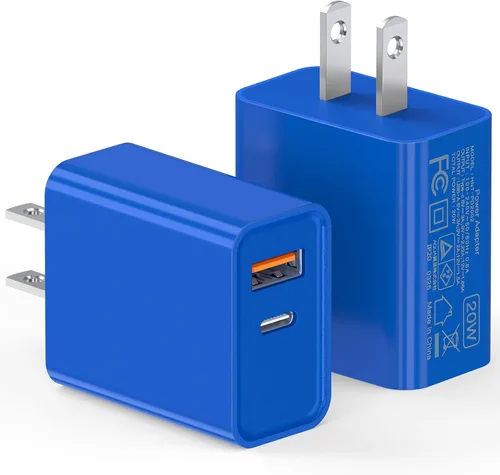 Vista 15 de Cargador de pared USB C de 20 W para iPhone 17/16/15/14/13/13 Mini/13 Pro Max/12/12 Pro/12 Pro Max Cube, paquete de 2 unidades de doble puerto