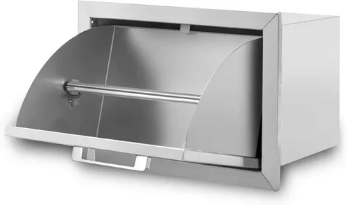 Vista 12 de Cajones de cocina para exteriores, acero inoxidable, 14 pulgadas de ancho x 8-1/2 pulgadas de alto x 23 pulgadas de profundidad, montaje empotrado