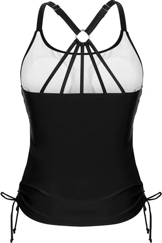 Vista 2 de Holipick Traje de baño tankini para mujer, sin parte inferior
