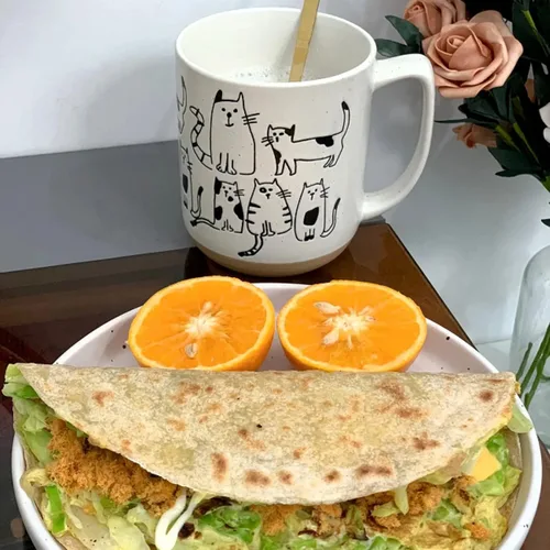 Vista 3 de Taza de cerámica con gatos de dibujos animados en blanco y gris con asa, taza de café de 550ml/18.6oz. Linda, divertida y novedosa taza vintage