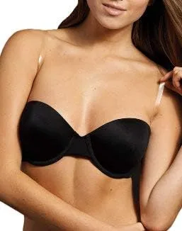 Vista 3 de Maidenform Correas de sujetador de 58 pulgadas de ancho para mujer, transparente, talla única, Claro