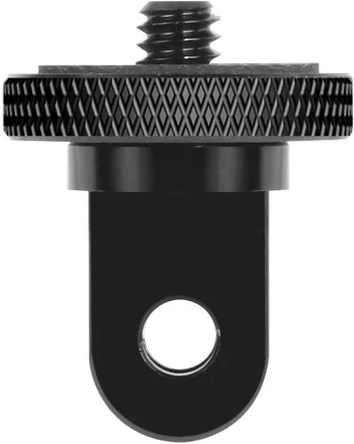 Vista 6 de Soporte de trípode de liberación rápida CNC de aluminio con interfaz base de hebilla de adaptador de 1/4 compatible con Hero 13/12/11, OSMO 360, ONE