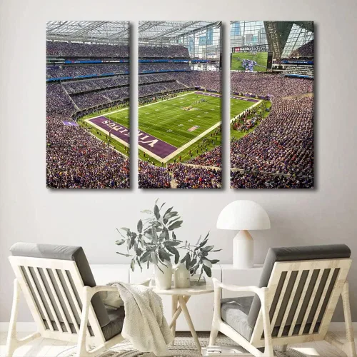 Vista 72 de Lincoln - Lienzo decorativo para pared, diseño de campo financiero de Filadelfia, paisaje de estadio de fútbol de Filadelfia, decoración de pared