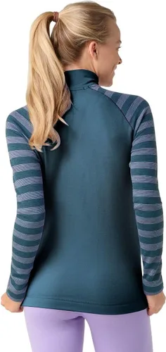 Vista 2 de Smartwool Merino 250 - Capa base con cremallera de 14 para mujer, 100% lana merino
