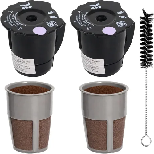 Vista 9 de K250 - Filtro de café molido reutilizable compatible con Keurigg My K Cup 2.0 1.0 K300 K350 K375 K400 K450 K475 - Filtro de café molido recargable