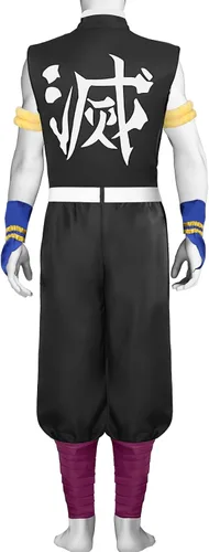 Vista 2 de Uzui Tengen - Disfraz de anime, uniforme para adultos, para Halloween