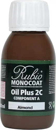 Vista 43 de Rubio Monocoat Muestra de Tinte y Acabado para Madera - Niebla 5% Aceite Plus Parte A Aceite de linaza para madera de secado rápido y ecológico