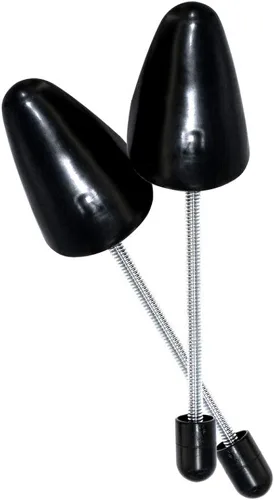 Vista 4 de XINGZI 1 par de zapatos de plástico negro portátil ajustable primavera árboles zapatos talladores zapatos forma camillas botas titulares