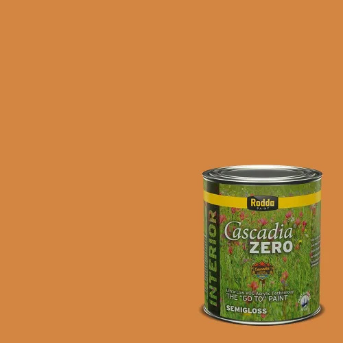 Vista 221 de Rodda Paint CASCADIA ZERO - Pintura plana e imprimación para interiores en uno, cuarto de galón, crema de ballet