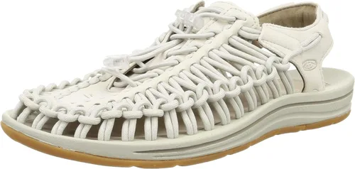 Vista 33 de KEEN Sandalias clásicas Uneek de dos cuerdas para hombre Timberwolf/Plaza Taupe