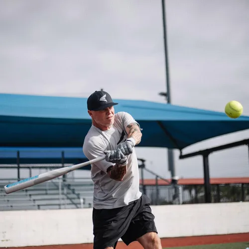 Vista 7 de Easton Bate de sóftbol de lanzamiento lento de rabieta USSSA barril de 12.75 pulgadas 1 pieza compuesto cargado