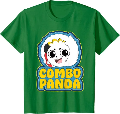 Vista 53 de Ryan's World Arctic Adventures Combo Panda Camiseta, Azul / Patchwork, S Azul Marino
