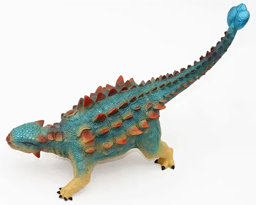 Vista 6 de Gemini&Genius Ankylosaurus - Juguete de dinosaurio para niños de 3, 4, 5, 6 y 7 años, escultura realista y textura, dinosaurios, gran regalo