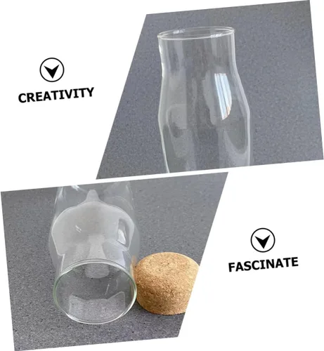 Vista 4 de Angoily Botella de almacenamiento de agua a prueba de fugas de botella de té de leche con tapa