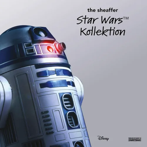 Vista 8 de Sheaffer Pop Star Wars R2-D2 - Pluma estilográfica con borde cromado y punta mediana