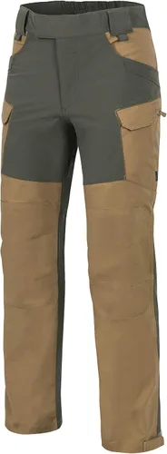 Vista 7 de Helikon-Tex - Pantalones híbridos para hombre, HOP Outback, DuraCanvas, VersaStretch Coyote marrón/negro.