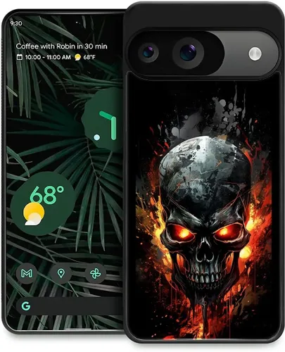 Vista 156 de Compatible con Google Pixel 4A 5G Mobile Case Creative Acrylic Panel trasero Silicona Protección Grip especialmente diseñado para Google Pixel 4A 5G