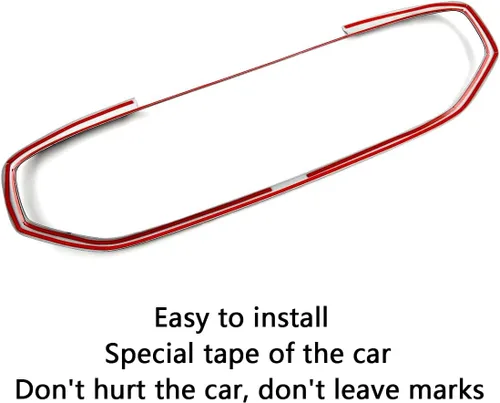 Vista 7 de Accesorios de automóvil aptos para Honda HR-V HRV 2023 2024 2025 2026 parrilla delantera cubierta de tira de moldura (fibra de carbono negro) 1