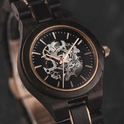 Vista 2 de WoodWatch Relojes de madera Wanderer para mujer, Moderno