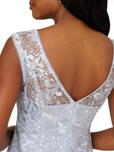Vista 2 de Adrianna Papell Dres de cóctel midi bordados para mujer