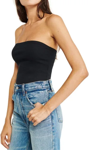 Vista 8 de H HIAMIGOS Paquete de 3 camisetas de algodón sin tirantes para mujer, sin mangas, elásticas, lindas, sin relleno