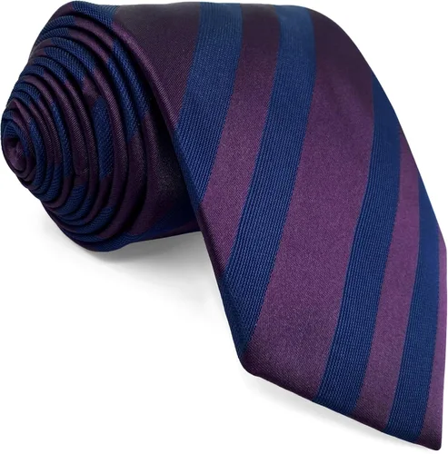 Vista 19 de S&W SHLAX&WING Corbata para hombres Lazos a rayas verde, amarillo y azul para trajes de negocios