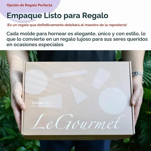 Vista 6 de LeGourmet Bandeja rectangular antiadherente para hornear de 9 x 13 pulgadas, revestimiento de cerámica, no tóxico, acero aluminizado resistente a