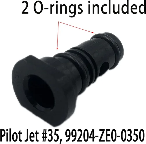 Vista 2 de Compatible con Generador de Carburador Honda EU2000i Pilot Jet #35, 99204-ZE0-0350