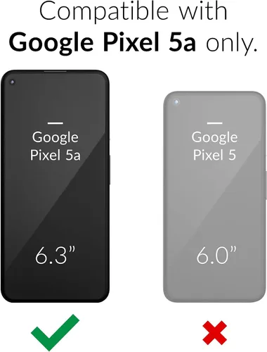 Vista 2 de Crave Slim Guard para Pixel 5a Caso, Caso A Prueba de Golpes para Google Pixel 5a 5G - Aqua
