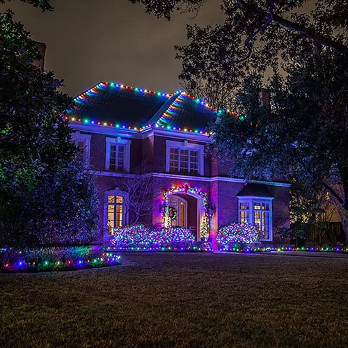 Vista 7 de Meconard Bombillas LED C9 de repuesto para Navidad, bombillas LED inastillables C9 para luces de Navidad para interiores y exteriores, base