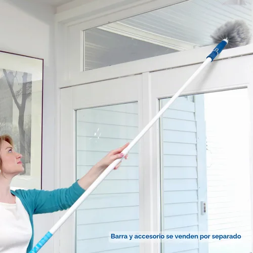 Vista 7 de Unger Cobweb & Corner Duster – Dusters for Cleaning, Compatible with Telescopic Poles, Dusting Tools, Great for Ceilings, Moldings, HVAC & Floor