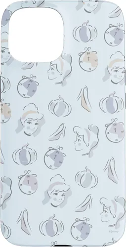 Vista 6 de Disney Carcasa para iPhone 17, diseño de acuarela de Cenicienta, color azul