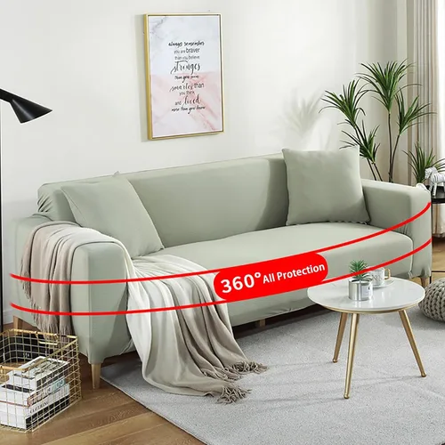 Vista 4 de Fundas para sofá, funda de sofá de alta elasticidad, funda de sofá de jacquard suave, funda antideslizante para sofá, protector de muebles