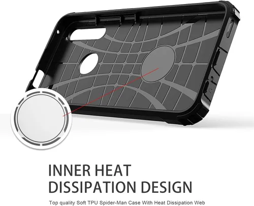Vista 9 de Asuwish Funda compatible con Huawei Y9 Prime 2019/Honor 9X/P Smart Z y protector de pantalla de vidrio templado, accesorios de doble capa protectora