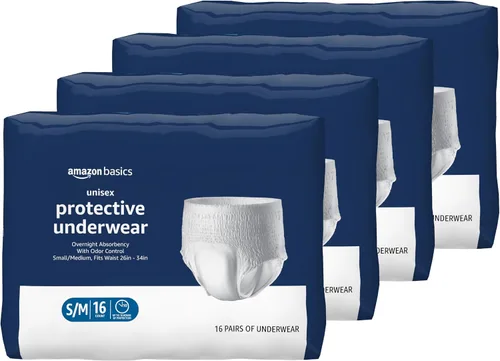 Vista 12 de Amazon Basics Ropa interior protectora unisex, absorción nocturna, extragrande, 12