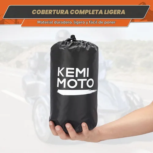 Vista 8 de KEMIMOTO Funda Completa Compatible con Can-Am Spyder RT/RT Limited 2010-2019 Funda con Tiras Reflectantes A Prueba de Polvo, Resistente al Agua