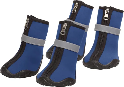 Vista 4 de Zack & Zoey ThermaPet - Botas de neopreno, color azul, talla XS