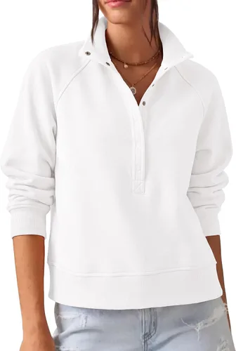 Vista 14 de PRETTYGARDEN Sudaderas de gran tamaño de moda para mujer Marrón