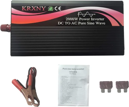 Vista 4 de Inversor de corriente 2000W 48V DC a 110V 120V AC Convertidor de onda
